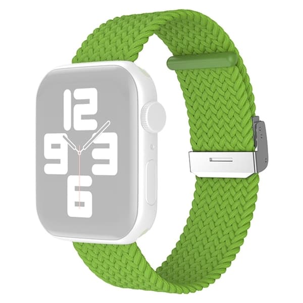 Apple Watch (41 mm) klockarmband i enkel nylon - Gräsgrön Grön