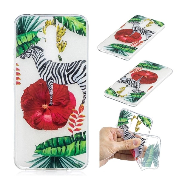 Huawei Mate 20 Lite mønster trykt etui - Zebra Multicolor