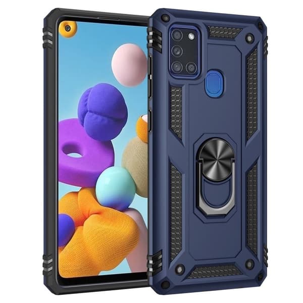Bofink Combat Samsung Galaxy A21s skal - Blå Blå