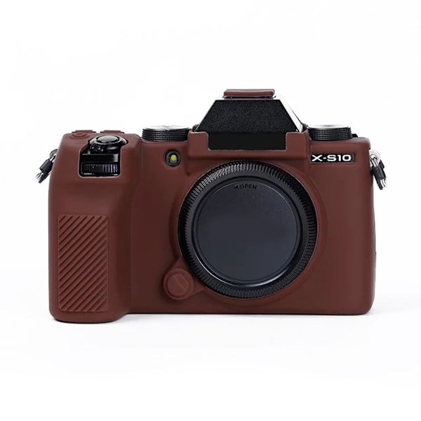 Fujifilm X-S10 silikon deksel - Kaffe Brown