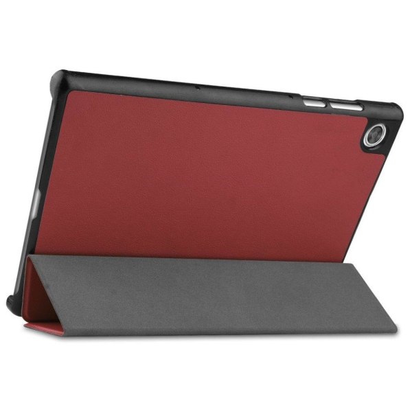 Lenovo Tab M10 HD Gen 2 tri-fold leather flip case - Brown Brown