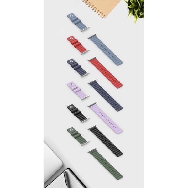 Apple Watch Series 5 / 4 40mm cool silikoneurrem - Lilla Purple