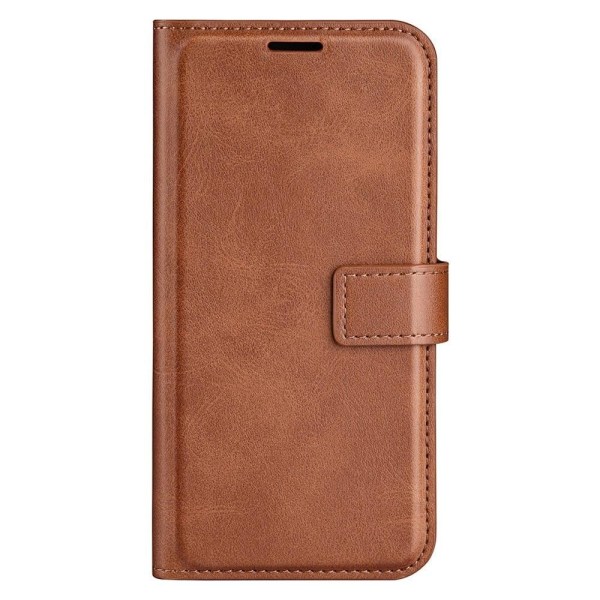 Lompakko Nahkakotelo For Nokia C21 - Vaalean Ruskea Brown