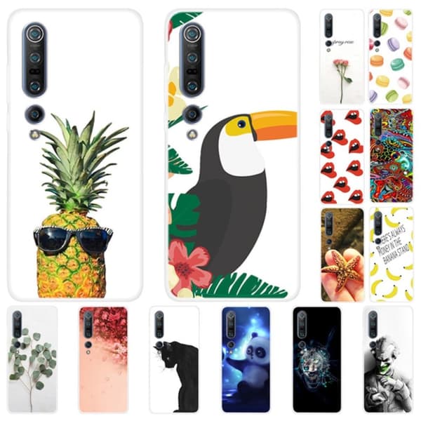 Deco Xiaomi Mi 10 Pro deksel - Blomst Red