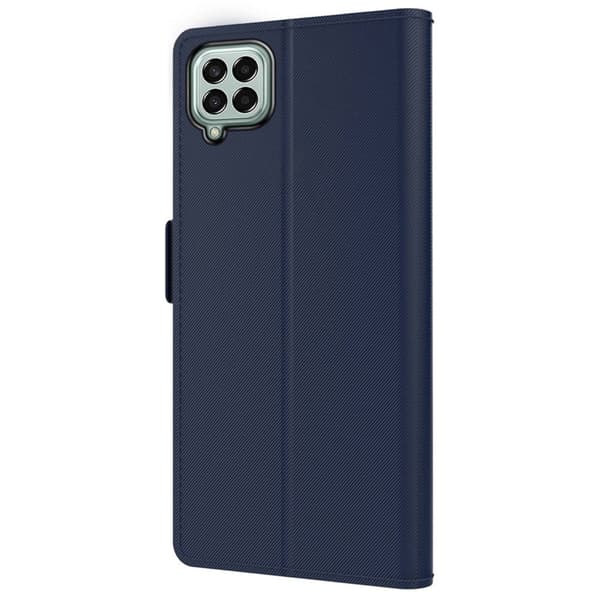 Phone Etui med Make-up Mirror og Slick Design til Samsung Galaxy M33 5g - Blå Blue
