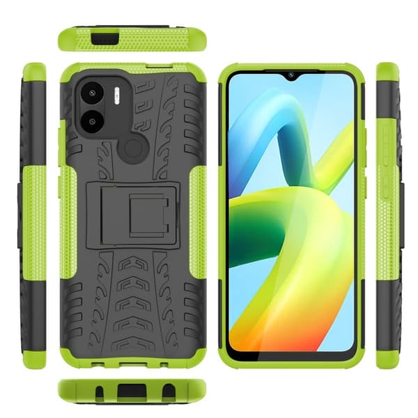 Offroad Xiaomi Poco C50 / Xiaomi Redmi A2 Plus / Xiaomi Redmi A1 Plus skal - Grön Grön