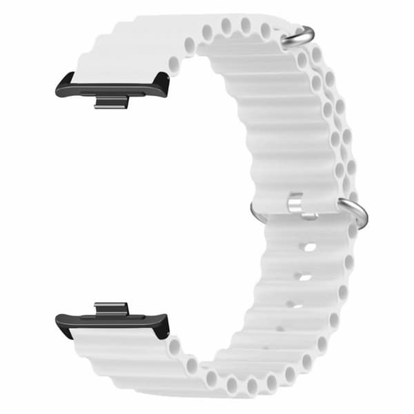Xiaomi Redmi Watch 4 Silikone urrem med legeringsstik - Hvid White