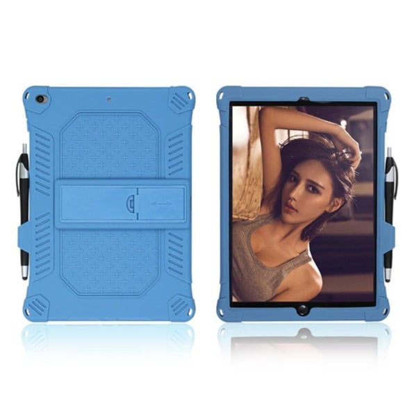 iPad 10.2 (2019) / Air (2019) solid theme leather flip case - Da Blue