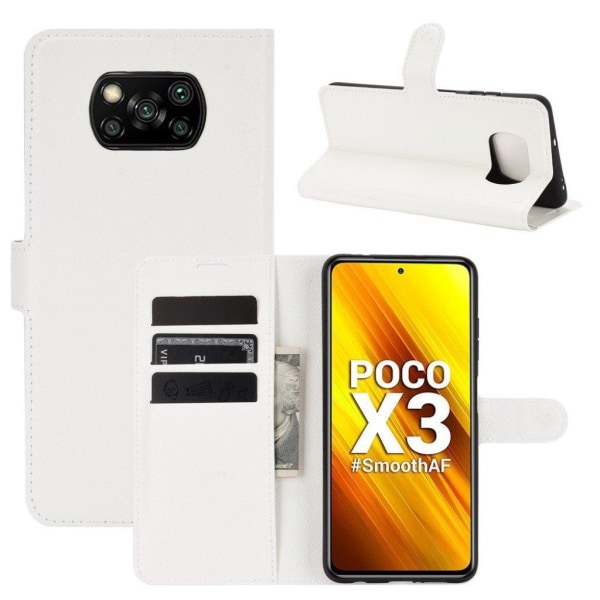 Classic Xiaomi Poco X3 / Xiaomi Poco X3 NFC fodral - Vit Vit