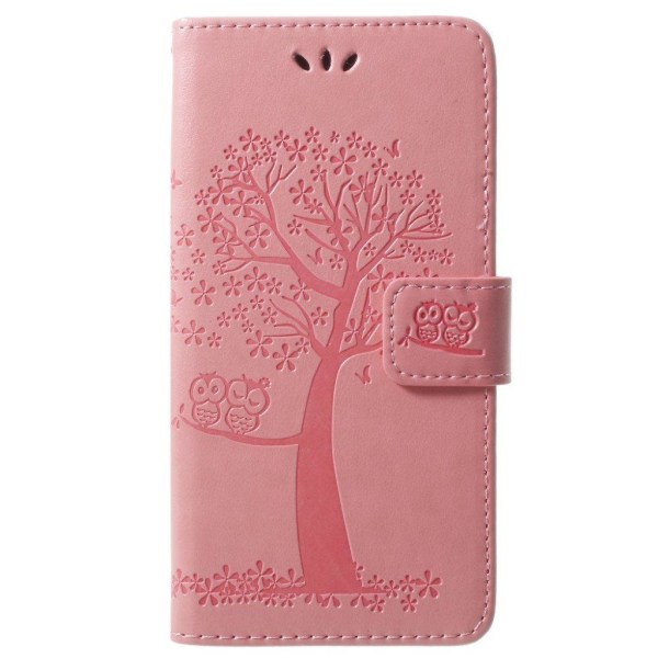 Samsung Galaxy S9 puukuvioinen suojakotelo - Pinkki Pink bc9d | Pink |  Imitationsläder | Fyndiq