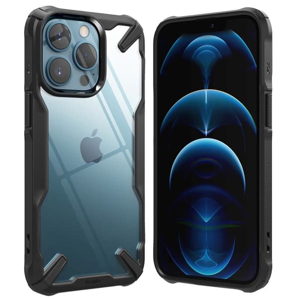 RINGKE FUSION X DESIGN - iPhone 13 Pro Max - Billetbånd Transparent