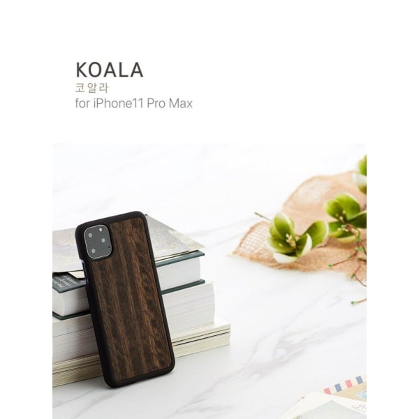 Man&Wood premium case for iPhone 11 Pro Max - Koala Brun