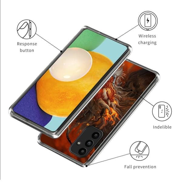 Vibe Samsung Galaxy A15 -kansi - Tyyli K Red