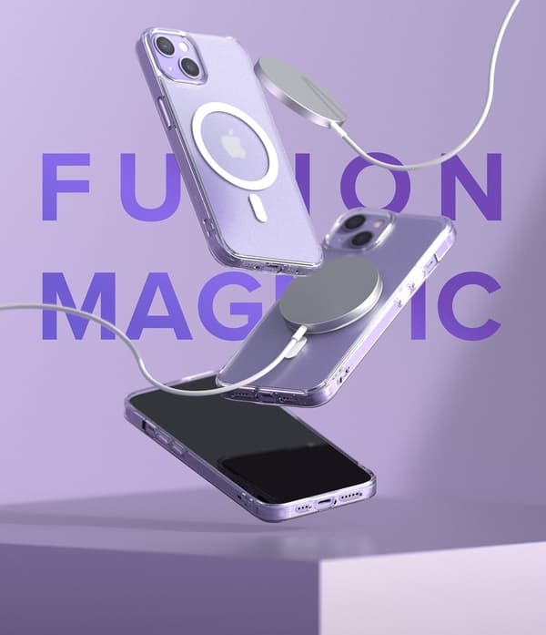 RINGKE FUSION MAGNETIC - iPhone 13 - Matta Kirkas Transparent