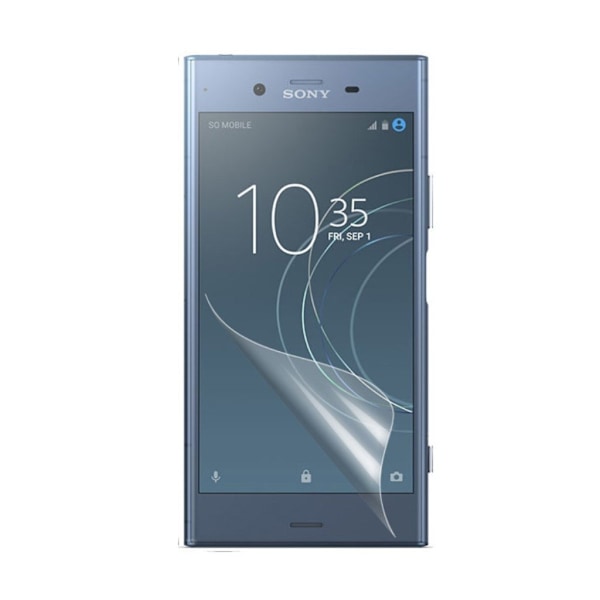 Sony Xperia XZ1 Ultra tynd beskyttelsesfilm pakke med 5 styk Transparent