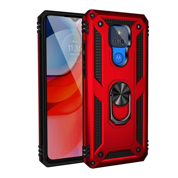 Bofink Combat Motorola Moto G Play (2021) Suojakotelo - Punainen Red