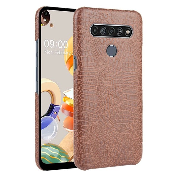 Croco LG K61 deksel - Brun Brown