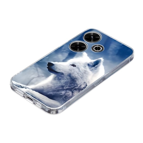 Vibe Xiaomi Redmi Note 14 5G deksel - Hvit Ulv Blue