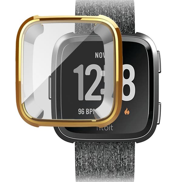 Fitbit Versa Elegant Galvanisering Etui - Gull Gold