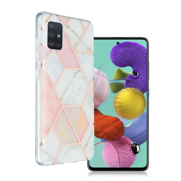 marmor Samsung Galaxy A51 etui - pink Pink