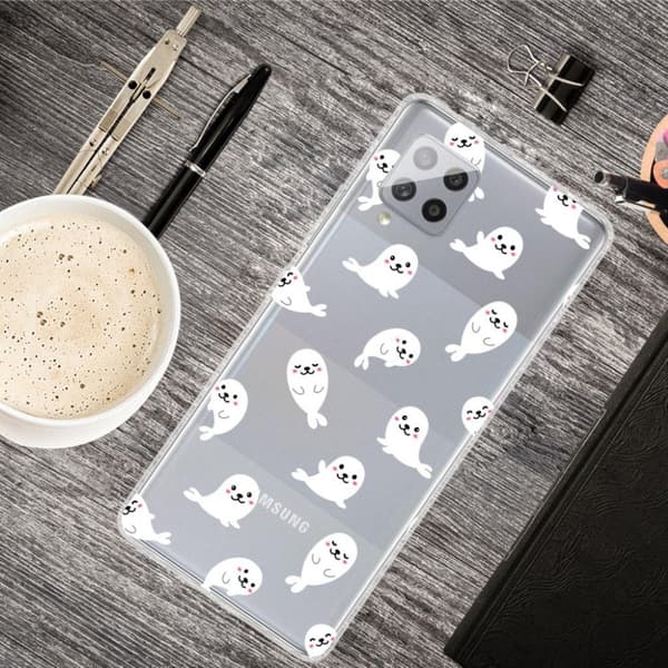 Deco Samsung Galaxy M62 / F62 Etui - Sel White