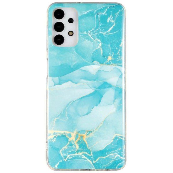 Marble Samsung Galaxy A13 4G Etui - Grøn Green