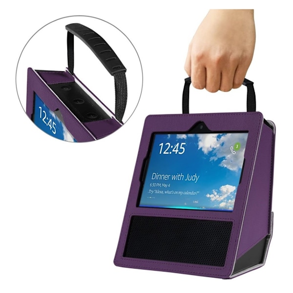 Amazon Echo Show moderni kantokotelo - Violetti Purple