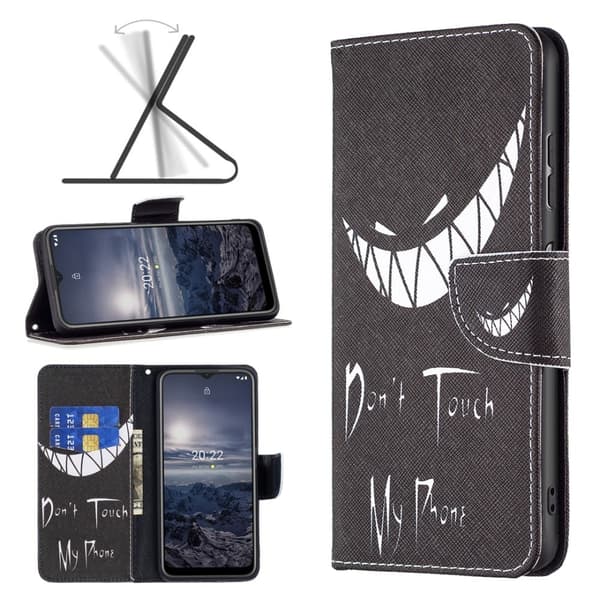 Wonderland Nokia G11 / Nokia G21 flip-etui - Glis Black