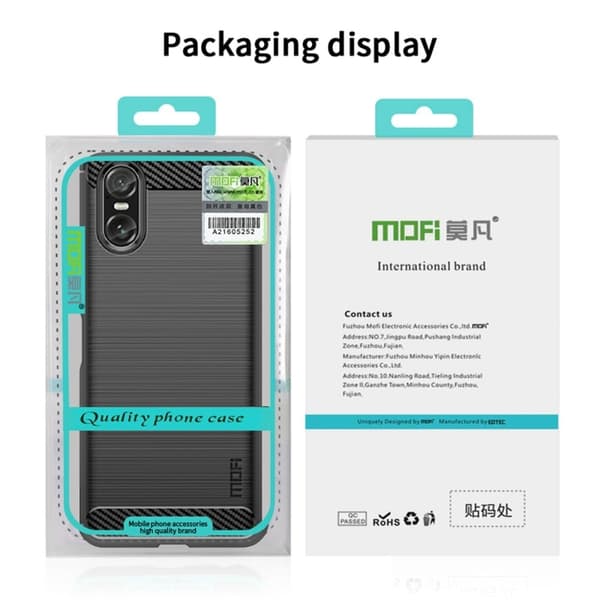 Carbon Flex Sony Xperia 10 VI cover - Sort Black