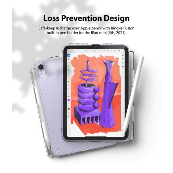 Ringke Fusion iPad Mini 6th 2021 - Klar Transparent
