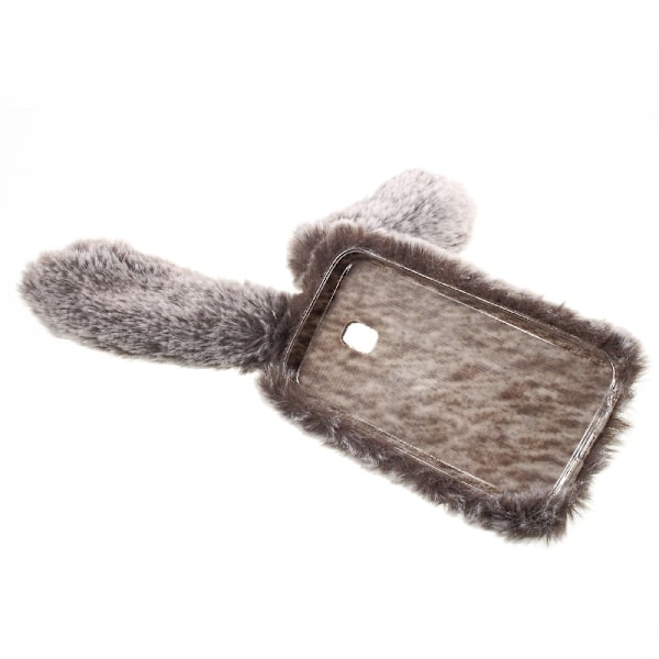 Fluffy Rabbit Samsung Galaxy J7 (2017) skal - Brun Brun