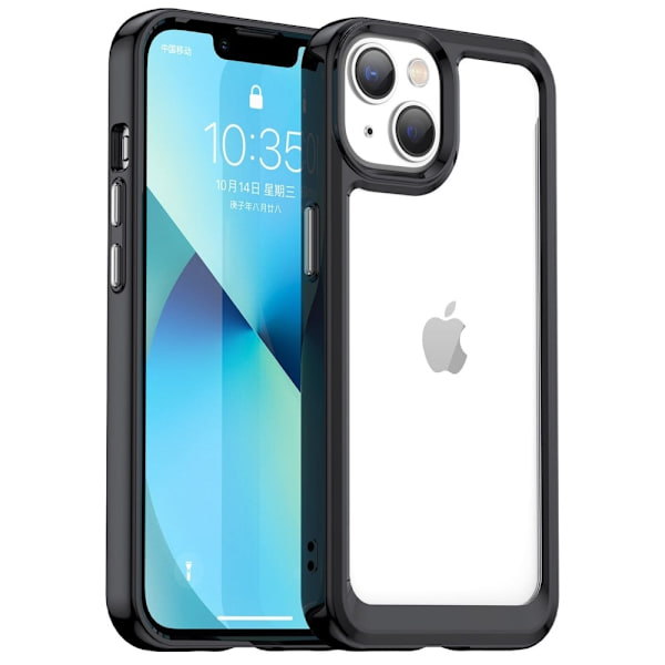 iPhone 14 smart akryldeksel - Svart Black