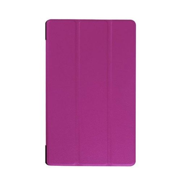 Gaarder Lines Lenovo Tab A8-50 Nahkakotelo Standillä - Violetti Purple