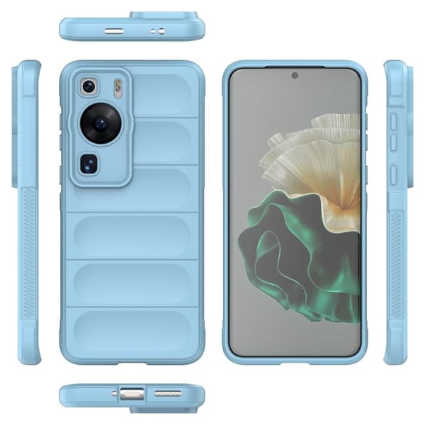 Blødt grebsformet cover til Huawei P60 - Blå Blue
