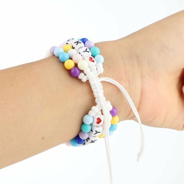 Apple Watch Series 6 / 5 44mm lucky beads klockarmband - Multi-color multifärg