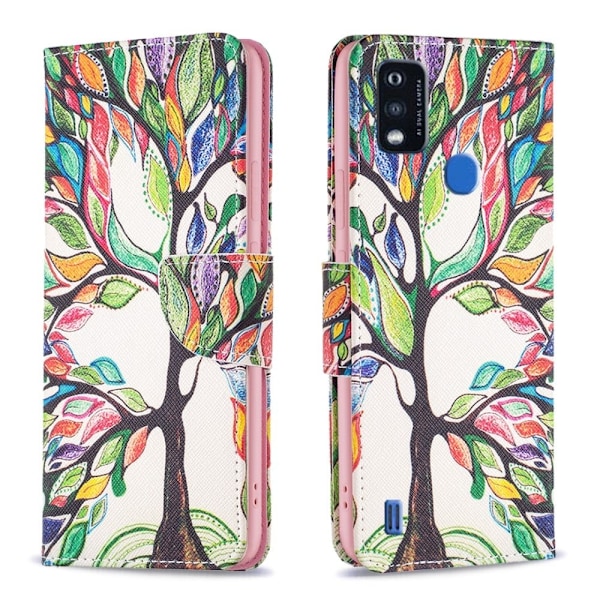 Wonderland ZTE Blade A51 flip etui - Livstræ Multicolor