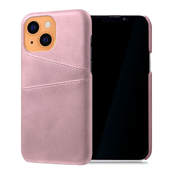 iPhone 13 skal med korthållare - Rosa Rosa
