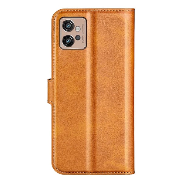 Lompakko Nahkakotelo For Motorola Moto G32 - Keltainen Yellow