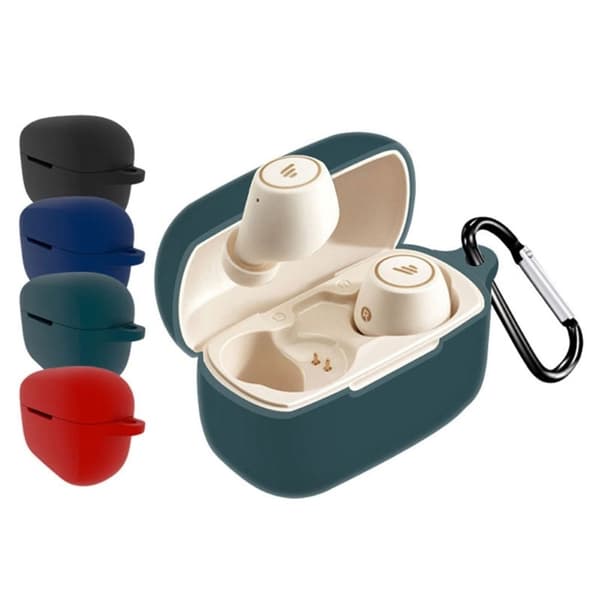 Edifier TWS1 Pro silikonikotelo soljella - Keskiyön Vihreä Green
