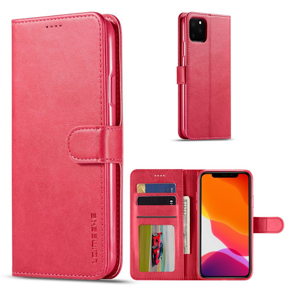 LC.IMEEKE iPhone 11 Pro flip etui - Rød Red