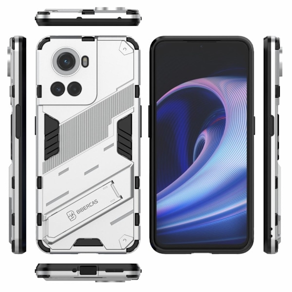 Stødsikkert hybridcover til OnePlus 10R / OnePlus Ace - Sølv/Grå Silver grey