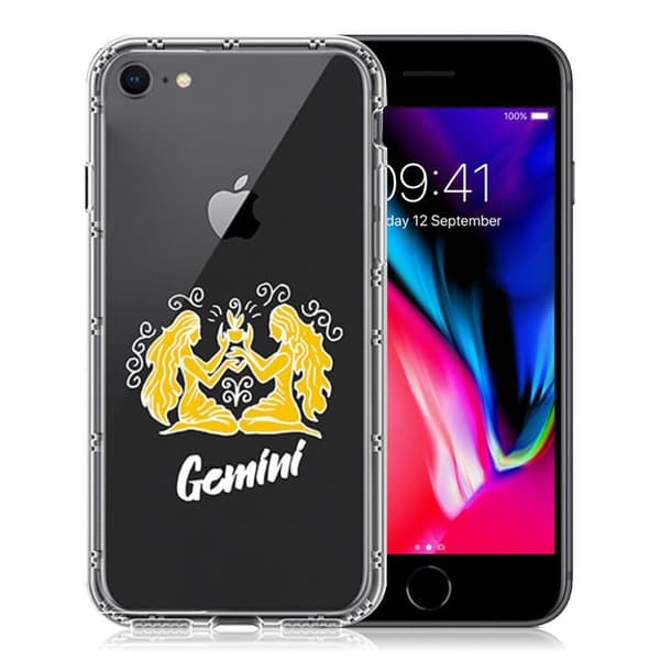 NXE iPhone 7 og 8 Deksel laget av plastikk og silikon - Tvillingene Multicolor