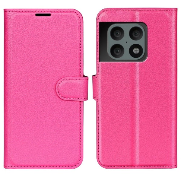 Classic OnePlus 10 Pro Flip Etui - Rose Pink