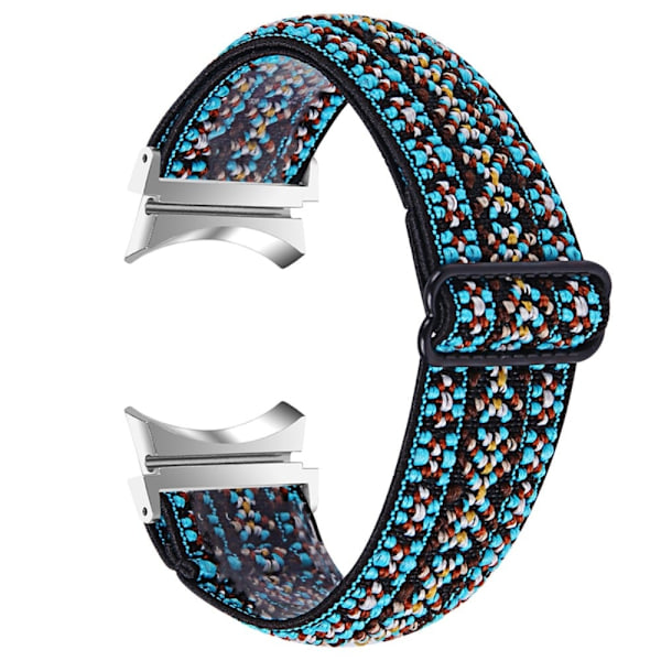 Elastiskt klockarmband med coolt mönster för Samsung Galaxy Watch 4 - Blå Tribal multifärg