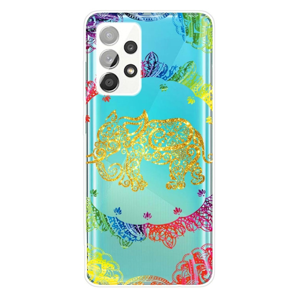 Deco Samsung Galaxy A32 Suojakotelo - Elephant Mandala Pattern Multicolor