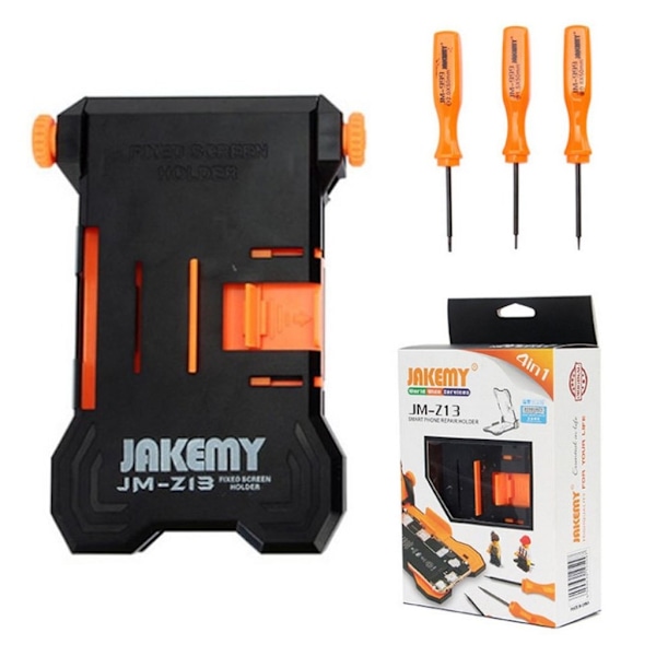 Universaali JAKEMY JM-Z13 4 Palainen PCB Puhelin Korjaus Setti ja Teline - Universaali Multicolor