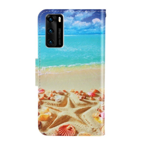 Wonderland Huawei P40 etui - Strand Multicolor