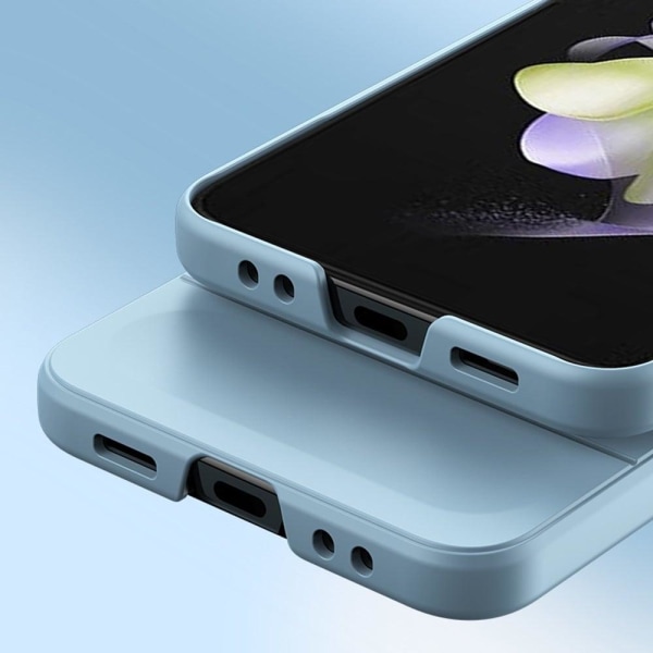 Mjukt greppformat Samsung Galaxy Z Flip3 5G skal - Svart Svart