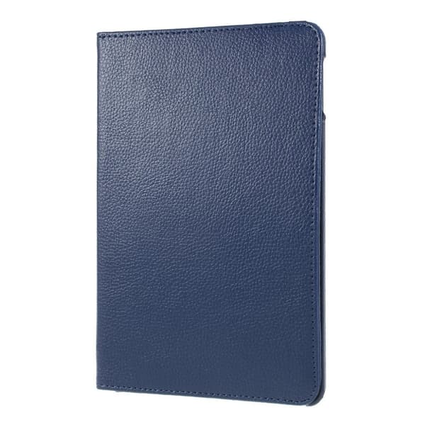 iPad Mini (2019) Litchi Skinnetui - Mørk Blå Blue
