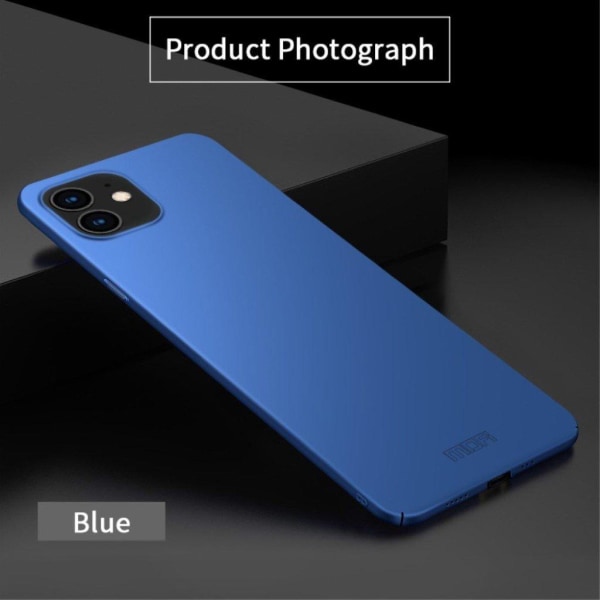 MOFI Shield Slim Frosted Hard Bumpresistent Case iPhone 12 Pro/12 - Blå Blue